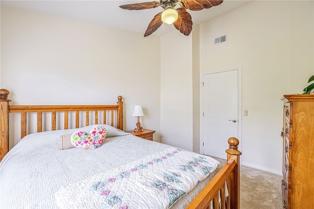 5340 Gardendale Ln, Palmdale, CA 93551 - bedroom featuring light colored carpet and ceiling fan