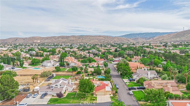 5340 Gardendale Ln, Palmdale, CA 93551 - aerial perspective of suburban area featuring mountains