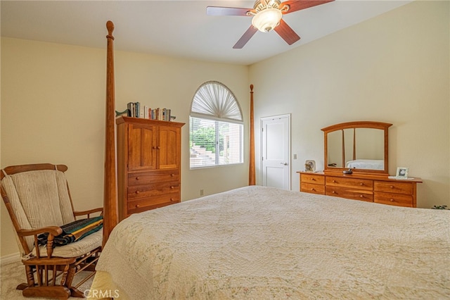 5340 Gardendale Ln, Palmdale, CA 93551 - carpeted bedroom with ceiling fan and baseboards