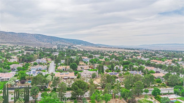 5340 Gardendale Ln, Palmdale, CA 93551 - aerial view of property and surrounding area with a mountain backdrop and nearby suburban area