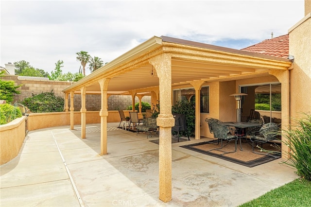 5340 Gardendale Ln, Palmdale, CA 93551 - view of patio featuring outdoor dining space