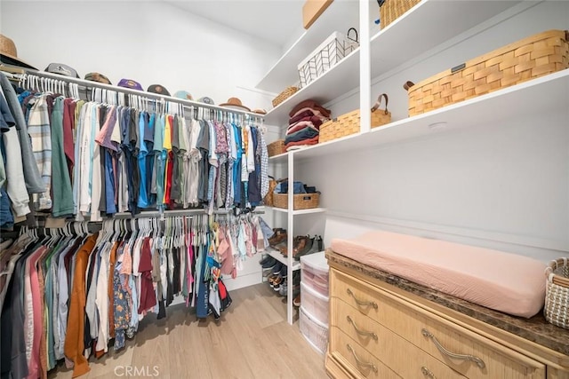 4019 Hillside Dr, San Luis Obispo, CA 93401 - walk in closet featuring light wood-style floors