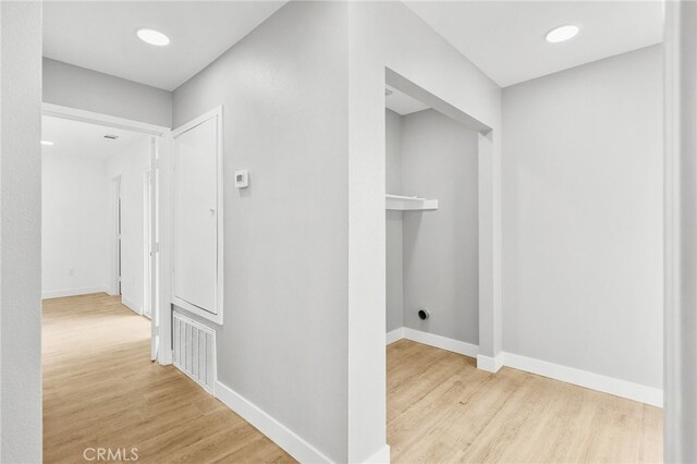500 N Brannick Ave Unit 2, City Terrace, CA 90063 - hall with wood finished floors and baseboards