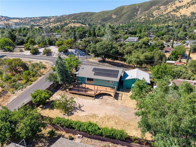 3206 4th St, Clearlake, CA 95422 - view from above of property with a mountainous background