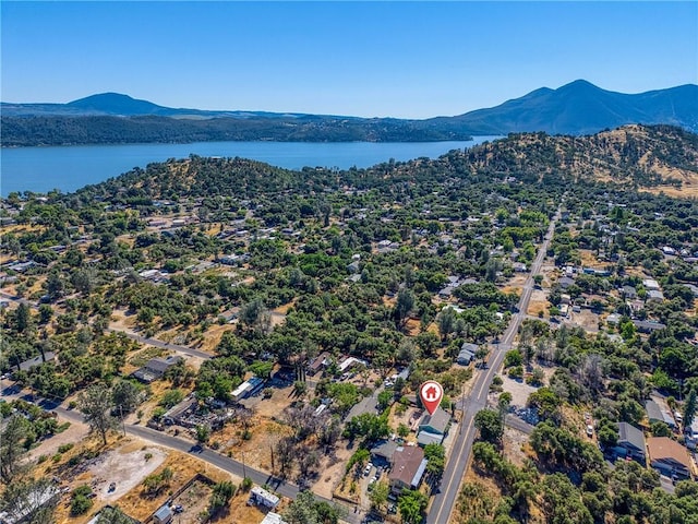 3206 4th St, Clearlake, CA 95422 - bird's eye view of a water and mountain view