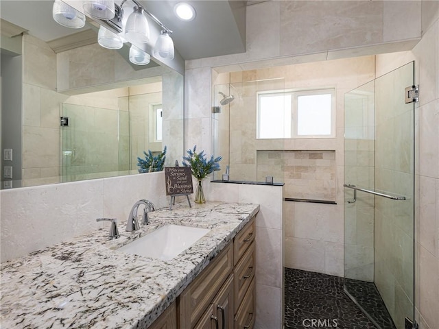 30229 Kingsridge Dr, Rancho Palos Verdes, CA 90275 - bathroom with a shower stall and vanity