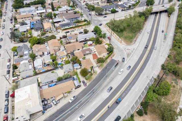 5621 Carlota Blvd, Los Angeles, CA 90042 - aerial view of property's location with a main thoroughfare and nearby suburban area
