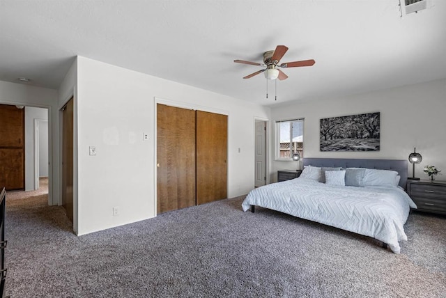 2745 La Gran Via, Carlsbad, CA 92009 - carpeted bedroom with a ceiling fan
