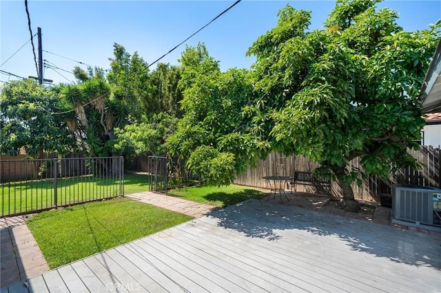 1714 N Towner St, Santa Ana, CA 92706 - wooden terrace featuring cooling unit