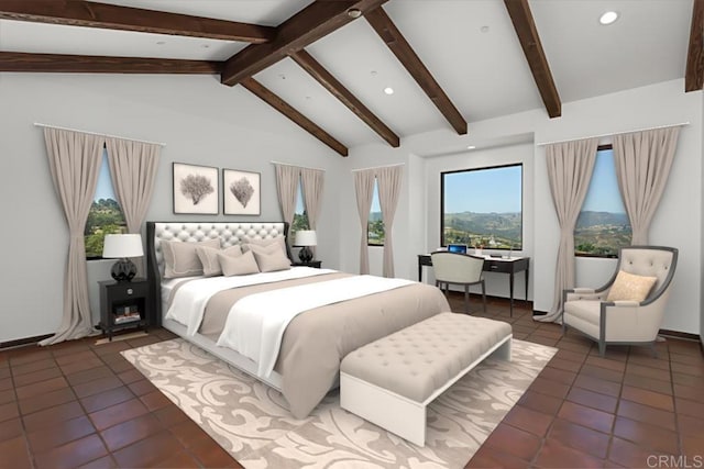 1010 Willowcreek Ln, Fallbrook, CA 92028 - bedroom with tile patterned floors and recessed lighting