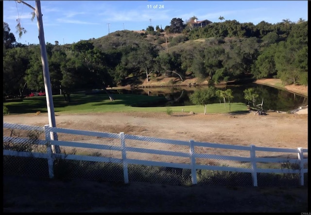 1010 Willowcreek Ln, Fallbrook, CA 92028 - view of yard featuring a water view