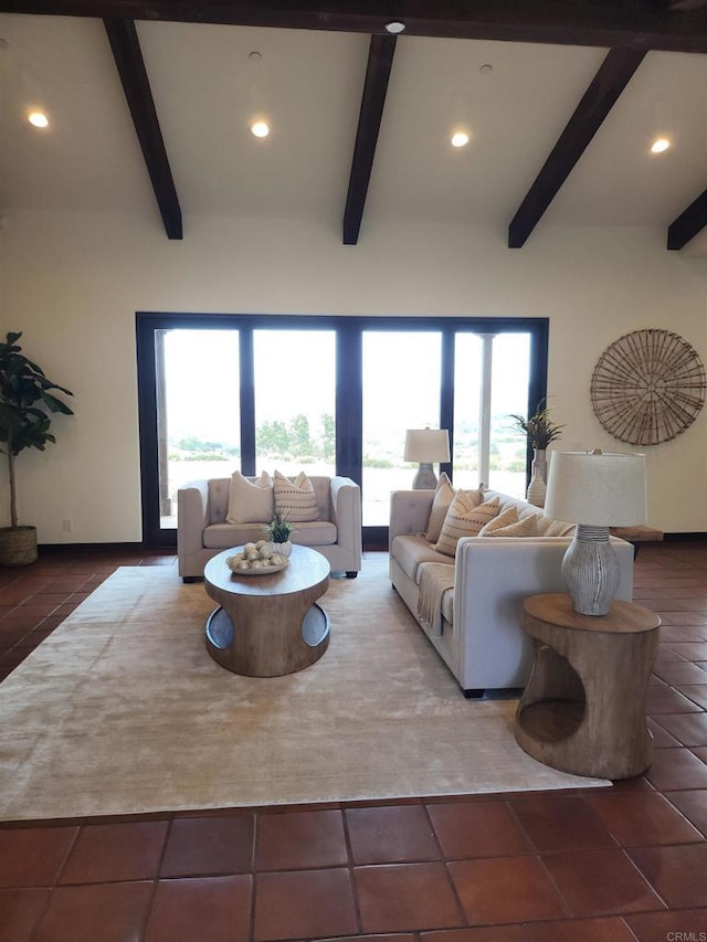 1010 Willowcreek Ln, Fallbrook, CA 92028 - tiled living room with recessed lighting