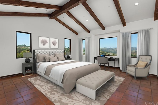 1010 Willowcreek Ln, Fallbrook, CA 92028 - bedroom with tile patterned floors and recessed lighting