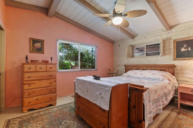 3314 Via Altamira, Fallbrook, CA 92028 - bedroom featuring wooden ceiling and ceiling fan