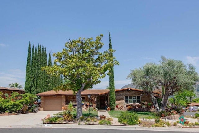 3314 Via Altamira, Fallbrook, CA 92028 - single story home featuring concrete driveway, a tiled roof, and a garage
