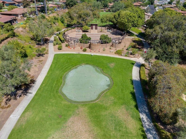 3314 Via Altamira, Fallbrook, CA 92028 - aerial view of property's location featuring a local golf course and nearby suburban area