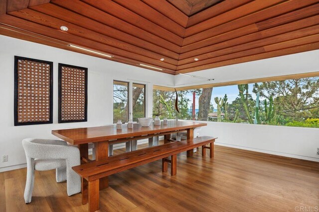 1859 Zapo St, Del Mar, CA 92014 - dining room featuring wood finished floors, recessed lighting, and baseboards