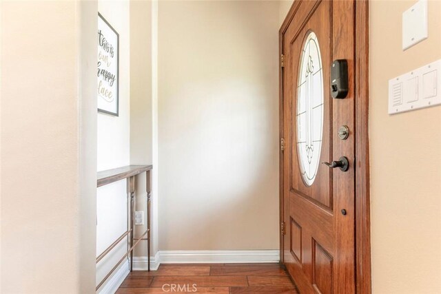 7129 Forbes Ave, Van Nuys, CA 91406 - entryway with wood finished floors and baseboards