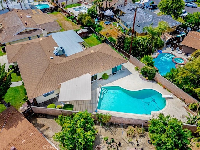 41202 Collegian Way, Hemet, CA 92544 - bird's eye view of a pool area
