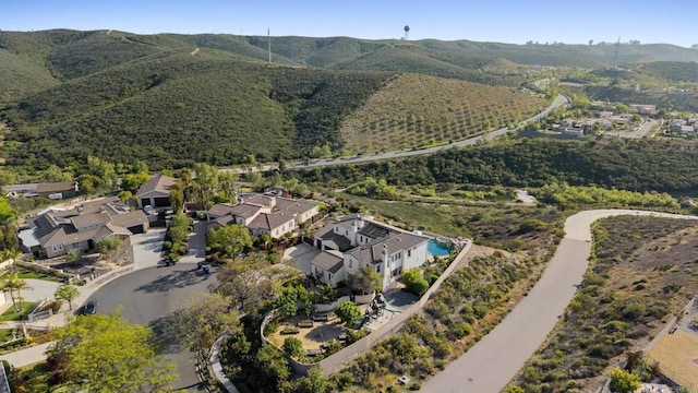 14220 Green Valley Ct, Scripps Miramar, CA 92131 - aerial overview of property's location featuring a mountainous background