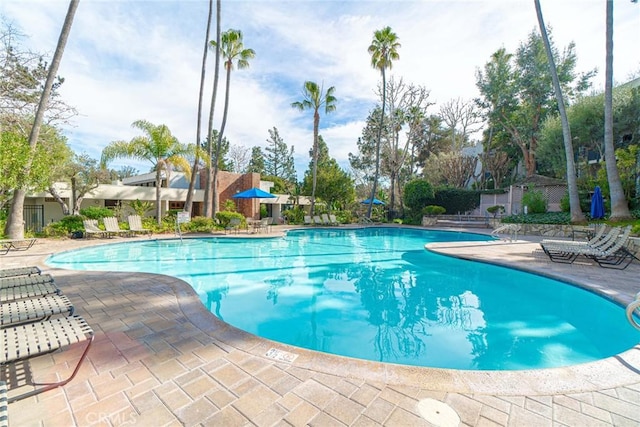 3603 W Hidden Ln Unit 317, Rolling Hills Estates, CA 90274 - community pool with a patio