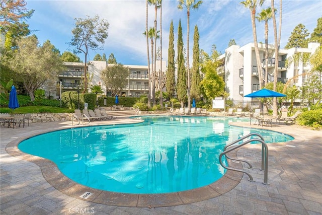 3603 W Hidden Ln Unit 317, Rolling Hills Estates, CA 90274 - community pool featuring a patio