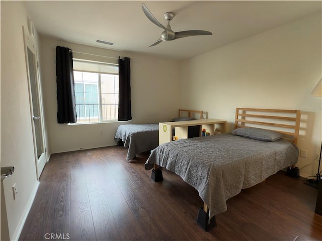 22111 Main St Unit 6, Carson, CA 90745 - bedroom featuring wood finished floors and a ceiling fan