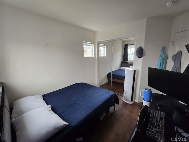 22111 Main St Unit 6, Carson, CA 90745 - bedroom with wood finished floors and a closet