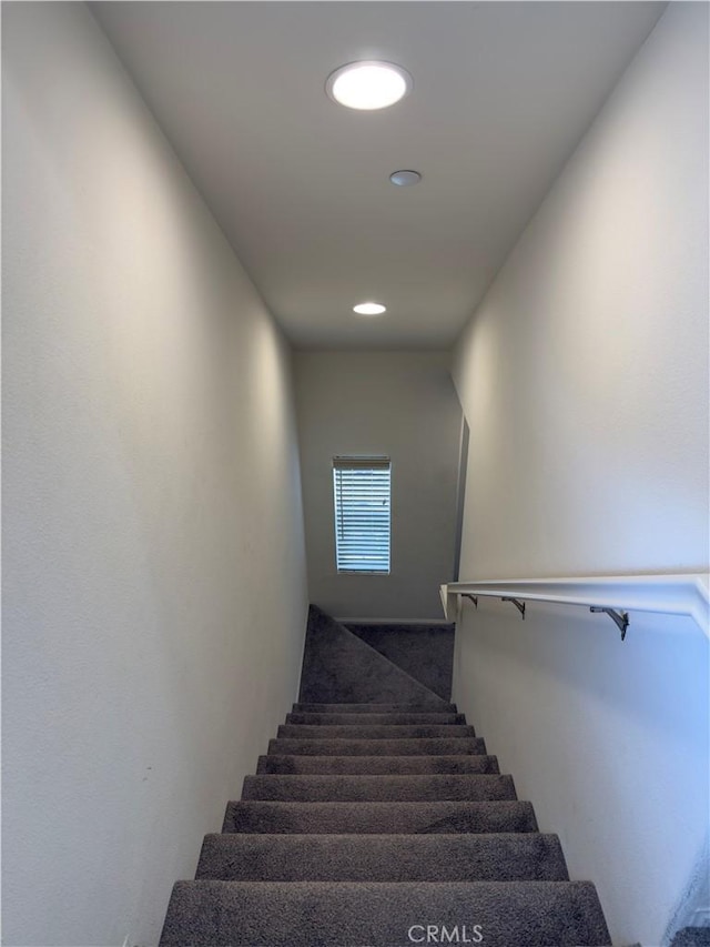 22111 Main St Unit 6, Carson, CA 90745 - stairway with carpet flooring and recessed lighting
