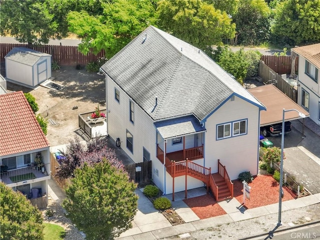 1107 Tennent Ave, Pinole, CA 94564 - view from above of property