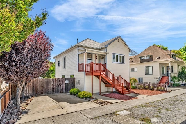 1107 Tennent Ave, Pinole, CA 94564 - view of front of house with stairway