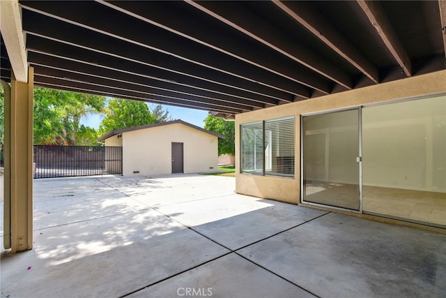 11340 Reseda Blvd, Porter Ranch, CA 91326 - view of patio / terrace with a gate
