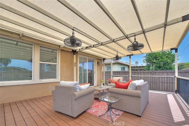 4451 Terry St, Chino, CA 91710 - wooden deck with an outdoor hangout area