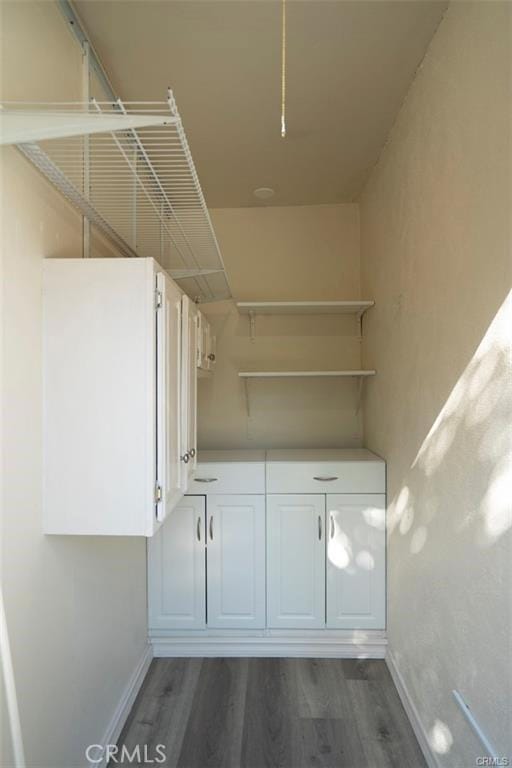 5919 Cantaloupe Ave, Valley Glen, CA 91401 - spacious closet with dark wood finished floors