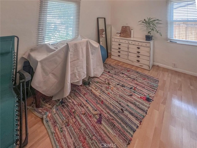 5919 Cantaloupe Ave, Valley Glen, CA 91401 - bedroom featuring light wood-style floors and baseboards