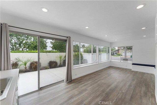 4252 Brookside St, Irvine, CA 92604 - unfurnished sunroom featuring a sink
