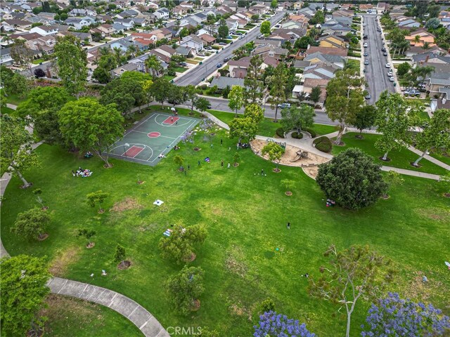 4252 Brookside St, Irvine, CA 92604 - aerial view of property and surrounding area featuring nearby suburban area