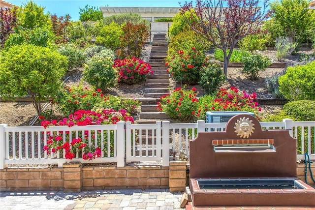 2012 Melbourne Cir, Banning, CA 92220 - view of yard with stairs
