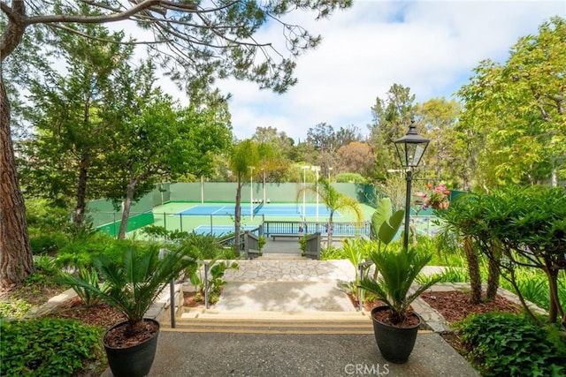 3605 W Hidden Ln Unit 112, Rolling Hills Estates, CA 90274 - view of tennis court