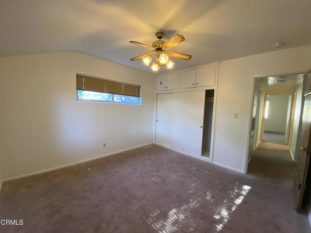 10315 Mcbroom St, Sunland, CA 91040 - unfurnished bedroom featuring a closet, baseboards, carpet flooring, and ceiling fan