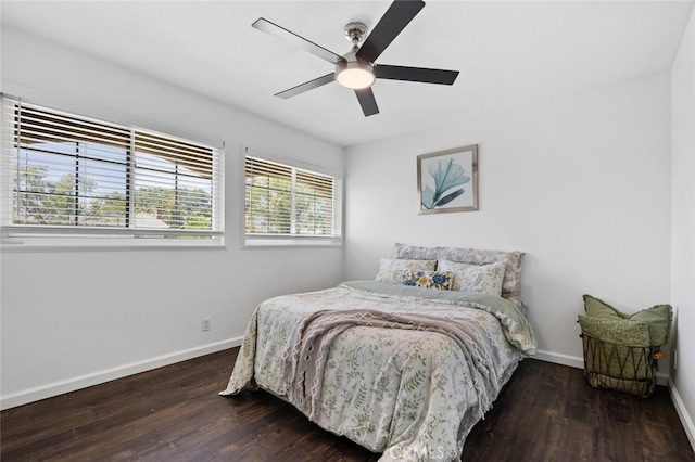 4354 Avenida Prado, Thousand Oaks, CA 91360 - bedroom featuring wood finished floors, baseboards, and ceiling fan