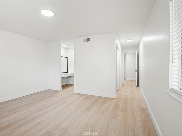 38537 Desert View Dr, Palmdale, CA 93551 - unfurnished room with light wood-style floors, baseboards, and recessed lighting
