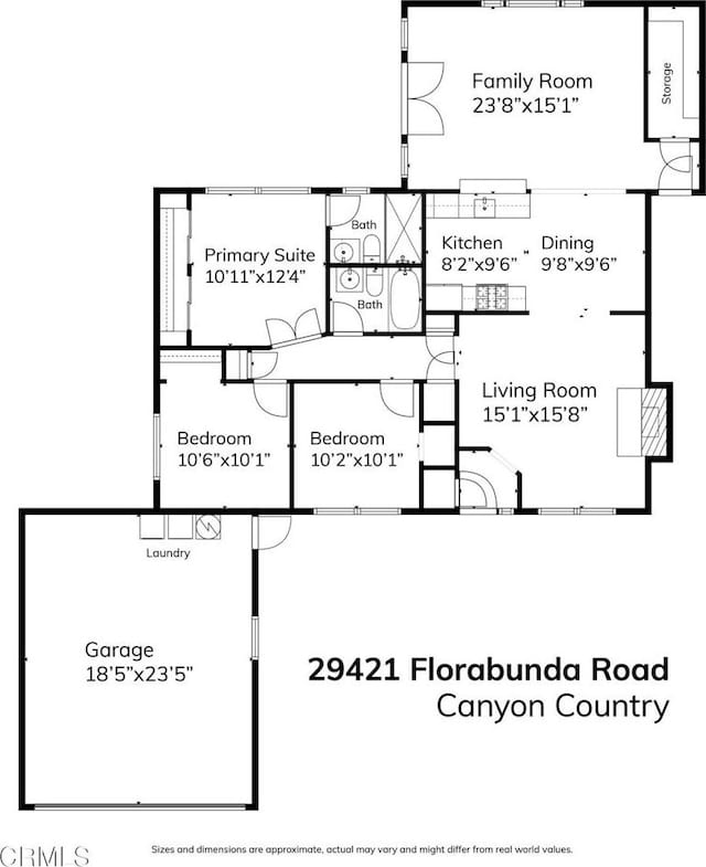 29421 Florabunda Rd, Canyon Country, CA 91387 - home floor plan