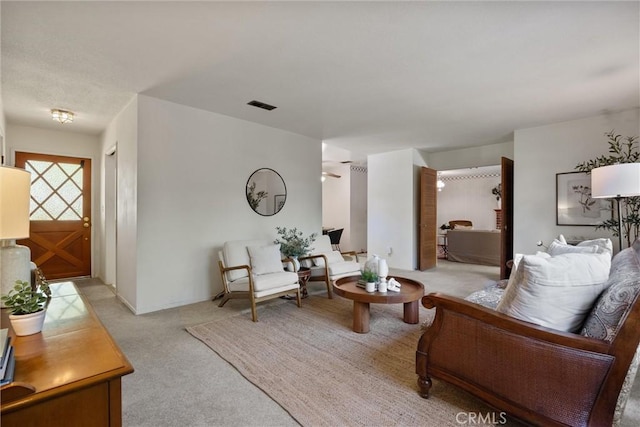 2661 San Jose St, Chico, CA 95973 - living area featuring light carpet