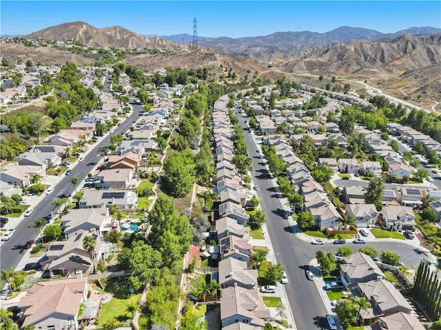 28445 Silverking Trl, Saugus, CA 91390 - aerial view of property and surrounding area with a mountain backdrop and nearby suburban area