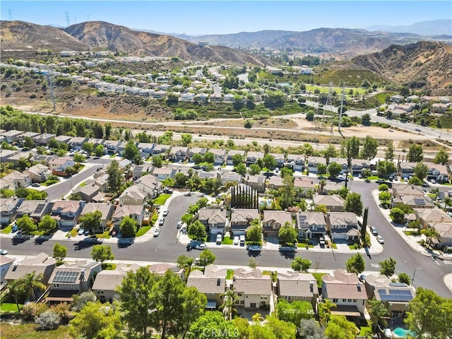 28445 Silverking Trl, Saugus, CA 91390 - aerial perspective of suburban area with mountains