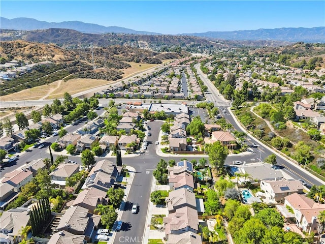 28445 Silverking Trl, Saugus, CA 91390 - aerial view of property's location featuring nearby suburban area and mountains