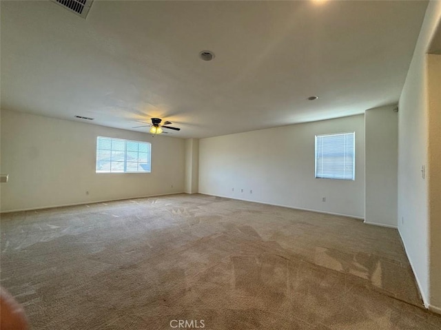 2306 Camellia St, Palmdale, CA 93551 - carpeted empty room with ceiling fan and baseboards