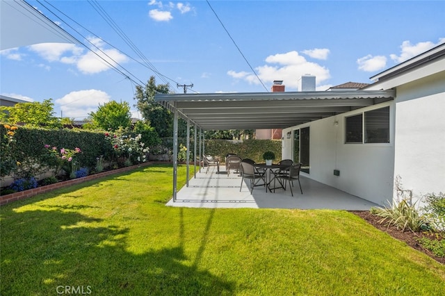 16791 Glenhaven Ln, Huntington Beach, CA 92647 - view of yard with a patio area