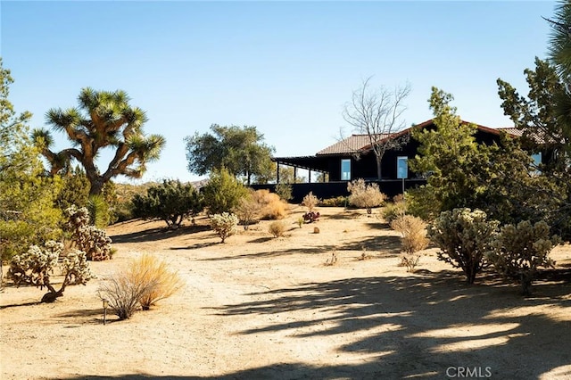 58916 Carmelita Cir, Yucca Valley, CA 92284 - view of front of property with a tile roof